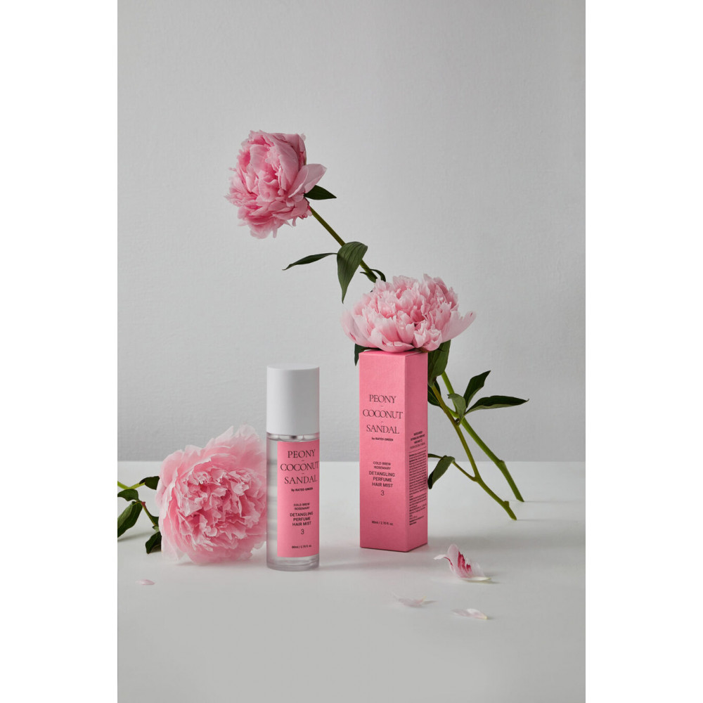 Парфумований міст для волосся - Rated Green Detangling Perfume Hair Mist Peony-Coconut-Sandal фото 4