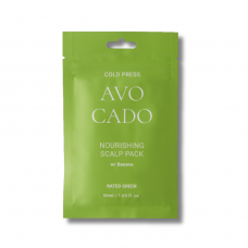Питательная маска для кожи головы и волос с маслом авокадо - Rated Green Cold Press Avocado Nourishing Scalp Pack