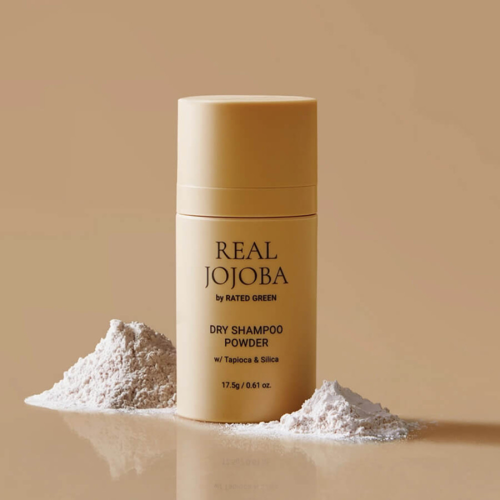 Сухий шампунь-порошок - Rated Green Real Jojoba Dry Shampoo Powder фото 4