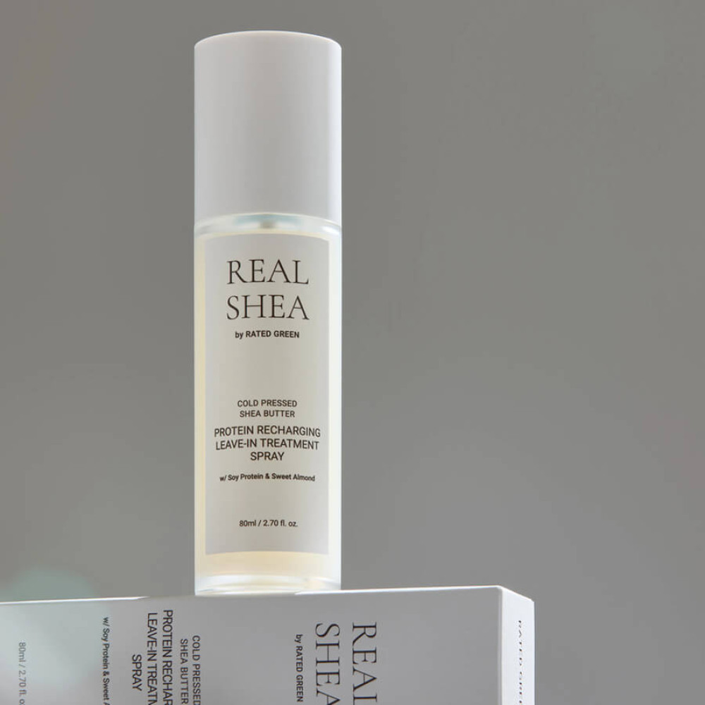 Термозахисний спрей для волосся з протеїнами - Rated Green Real Shea Protein Recharging Leave-In Treatment Spray фото 4