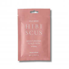 Увлажняющая маска для кожи головы и волос с соком гибискуса - Rated Green Cold Brew Hibiscus Moisturizing Scalp Pack
