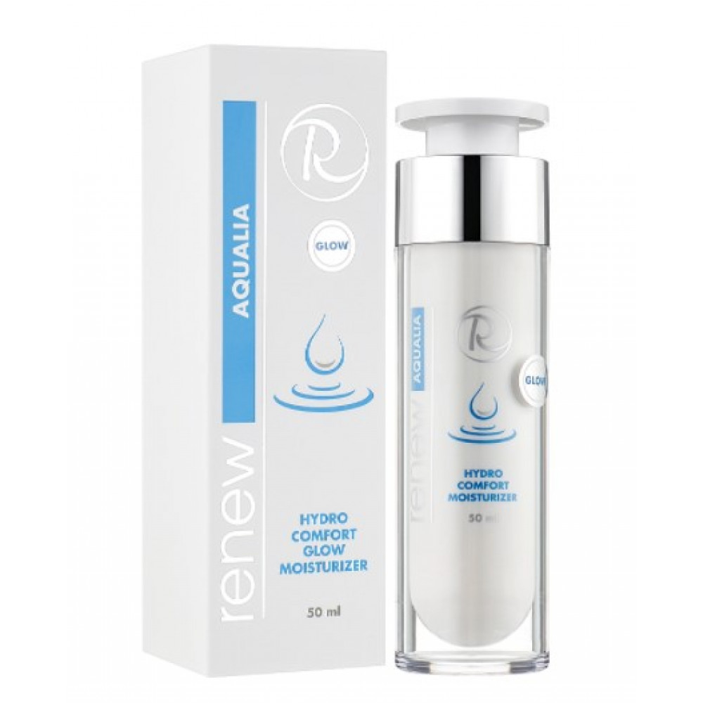Зволожуючий крем для обличчя з іллюмінуючим ефектом - Renew Aqualia Hydro Comfort Glow Moisturizer - Фото 1