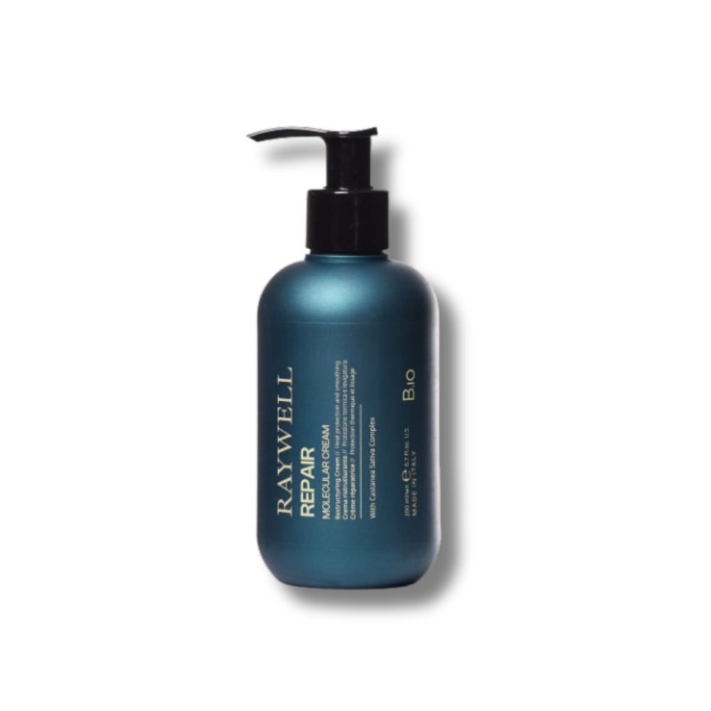 Термозахисний крем для пошкодженого волосся - Raywell B.IO Repair Molecular Cream фото