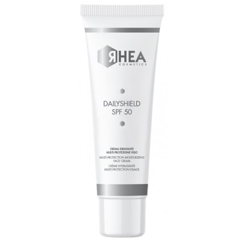Мультизахисний зволожуючий крем для обличчя - Rhea Cosmetics Daily Shield SPF 50 фото