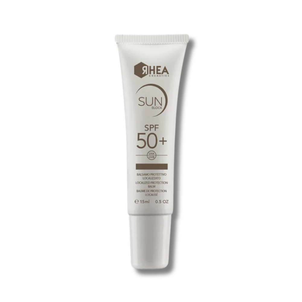 Локализованная защита бальзам SPF50+ - Rhea Sun Block SPF50+ фото