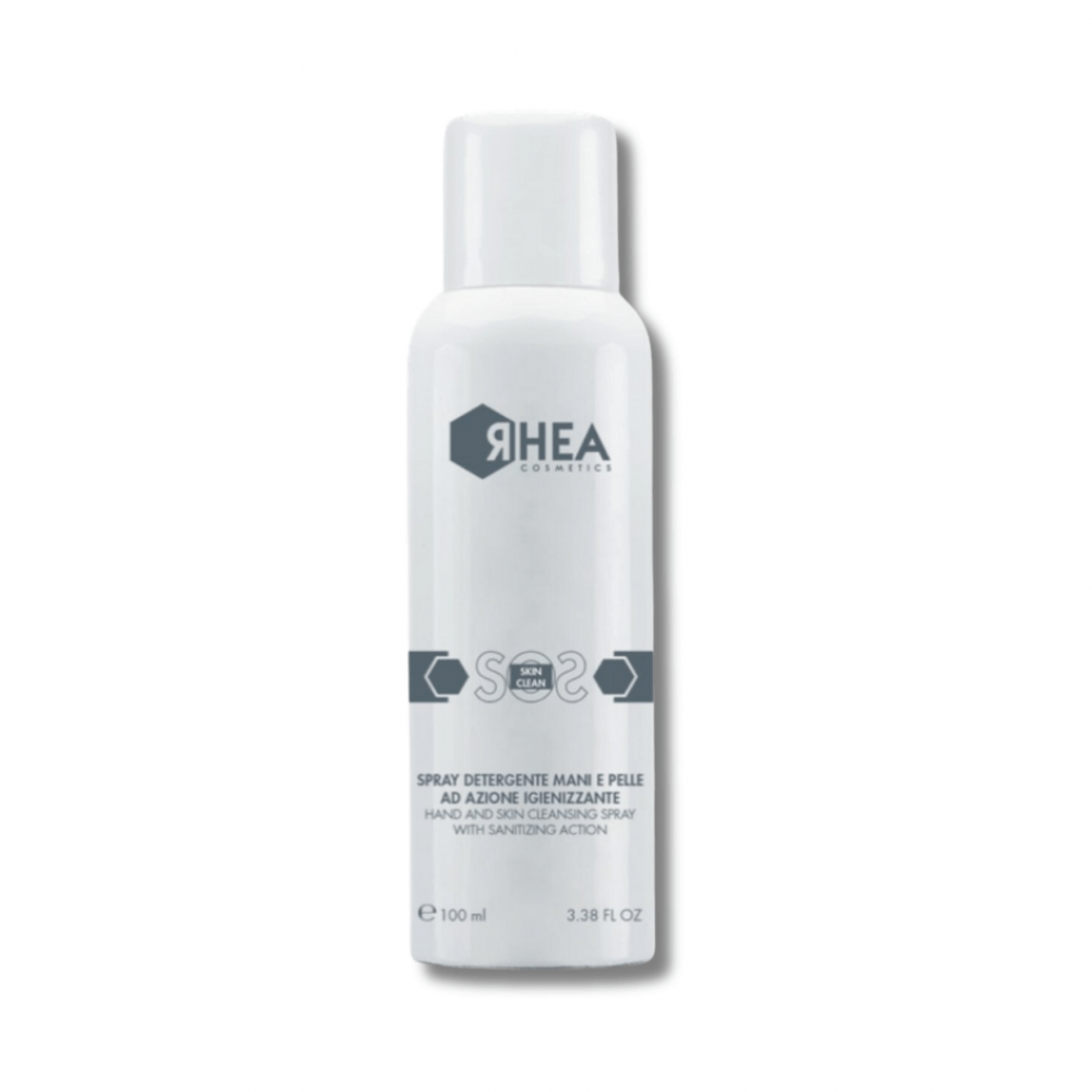 Очищаючий спрей санітайзер для рук та шкіри - Rhea Cosmetics SOS SkinClean