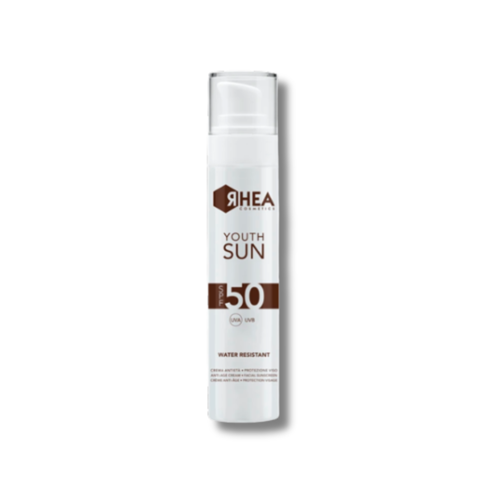 Солнцезащитный анти-возрастной крем для лица - Rhea Cosmetics YouthSun SPF50