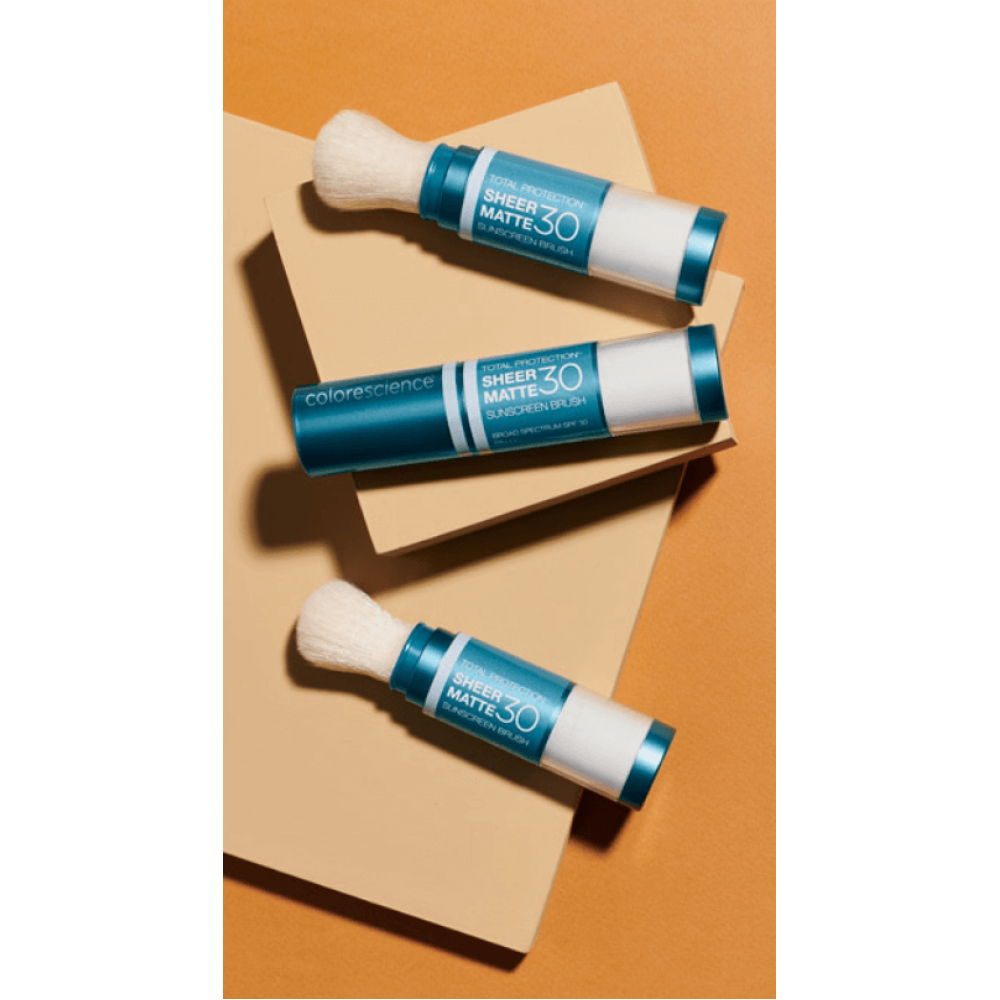  Сонцезахисна матуюча пудра з щіткою SPF 30 - Colorescience Sunforgettable® Total Protection™ Sheer Matte SPF 30 фото 4