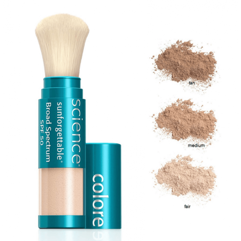 Солнцезащитная пудра с кистью SPF 50 - Colorescience Sunforgettable® Total Protection™ Brush-On Shield SPF 50 фото 2