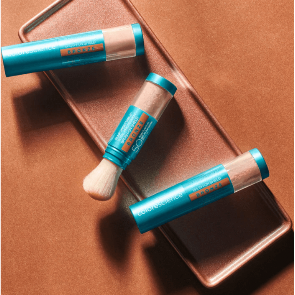 Сонцезахисна розсипчаста пудра для обличчя "Бронза" - Colorescience Sunforgettable Total Protection Brush-On Shield Bronze SPF 50 фото 3