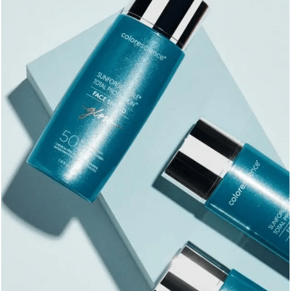 Сонцезахисний крем для обличчя SPF 50 "Сяйво" - Colorescience Sunforgettable® Face Shield Glow фото 3