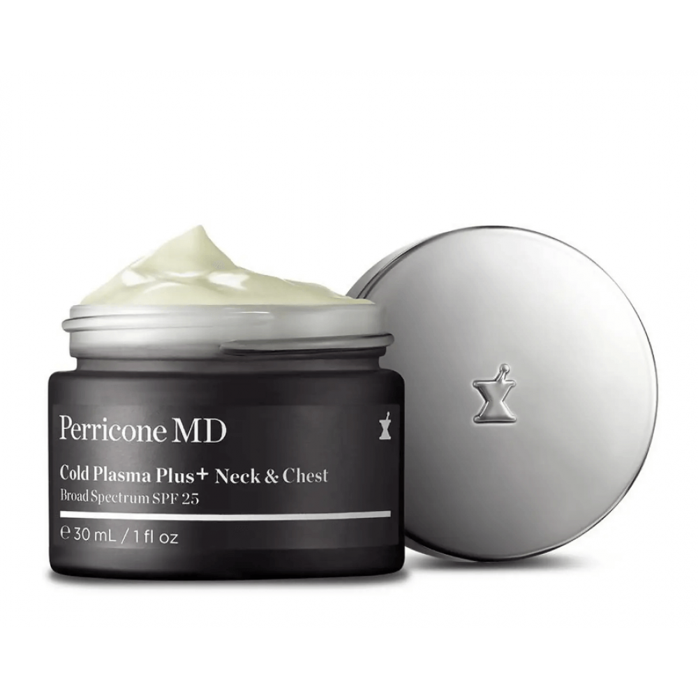 Антивозрастной крем-сыворотка для шеи и груди с широким спектром SPF 25 - Perricone MD Cold Plasma + Neck & Chest фото 4