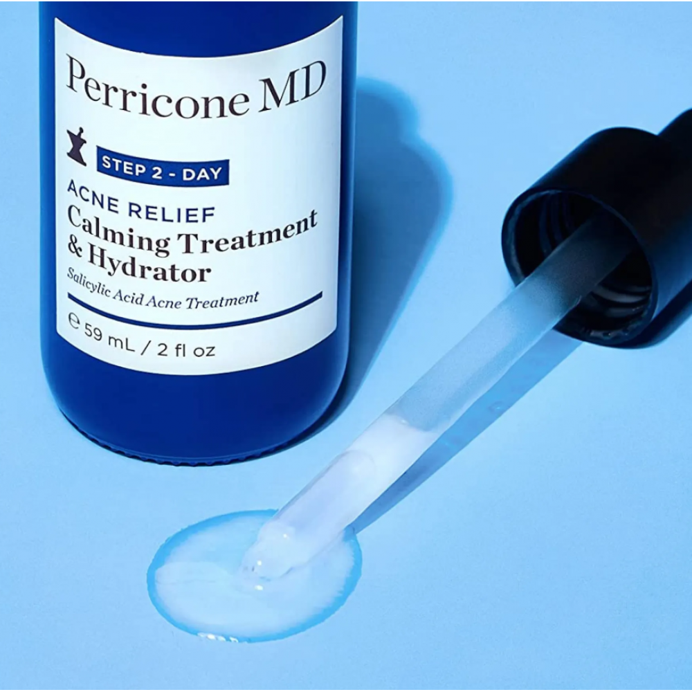 Денна зволожуюча сироватка для шкіри, схильної до висипань - Perricone MD Blemish Relief Calming Treatment & Hydrator фото 3