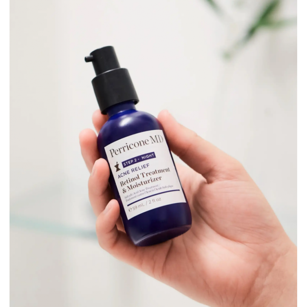 Ночная сыворотка с ретинолом для проблемной кожи - Perricone MD Blemish Relief Retinol Treatment & Moisturiser фото 4
