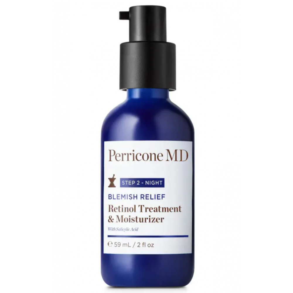 Ночная сыворотка с ретинолом для проблемной кожи - Perricone MD Blemish Relief Retinol Treatment & Moisturiser фото 2