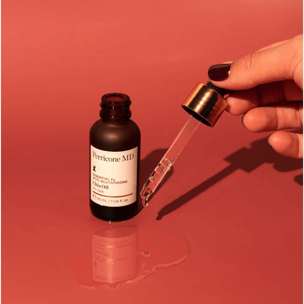 Поживна олія для обличчя з екстрактом чіа та ацилглутатіоном - Perricone MD Essential Fx Chia Facial Oil фото 5