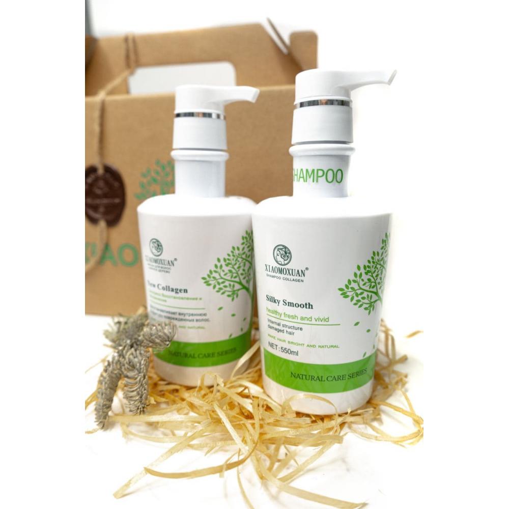 Подарунковий набір для волосся - Xiaomoxuan: Collagen Shampoo, New Collagen №1 фото 3