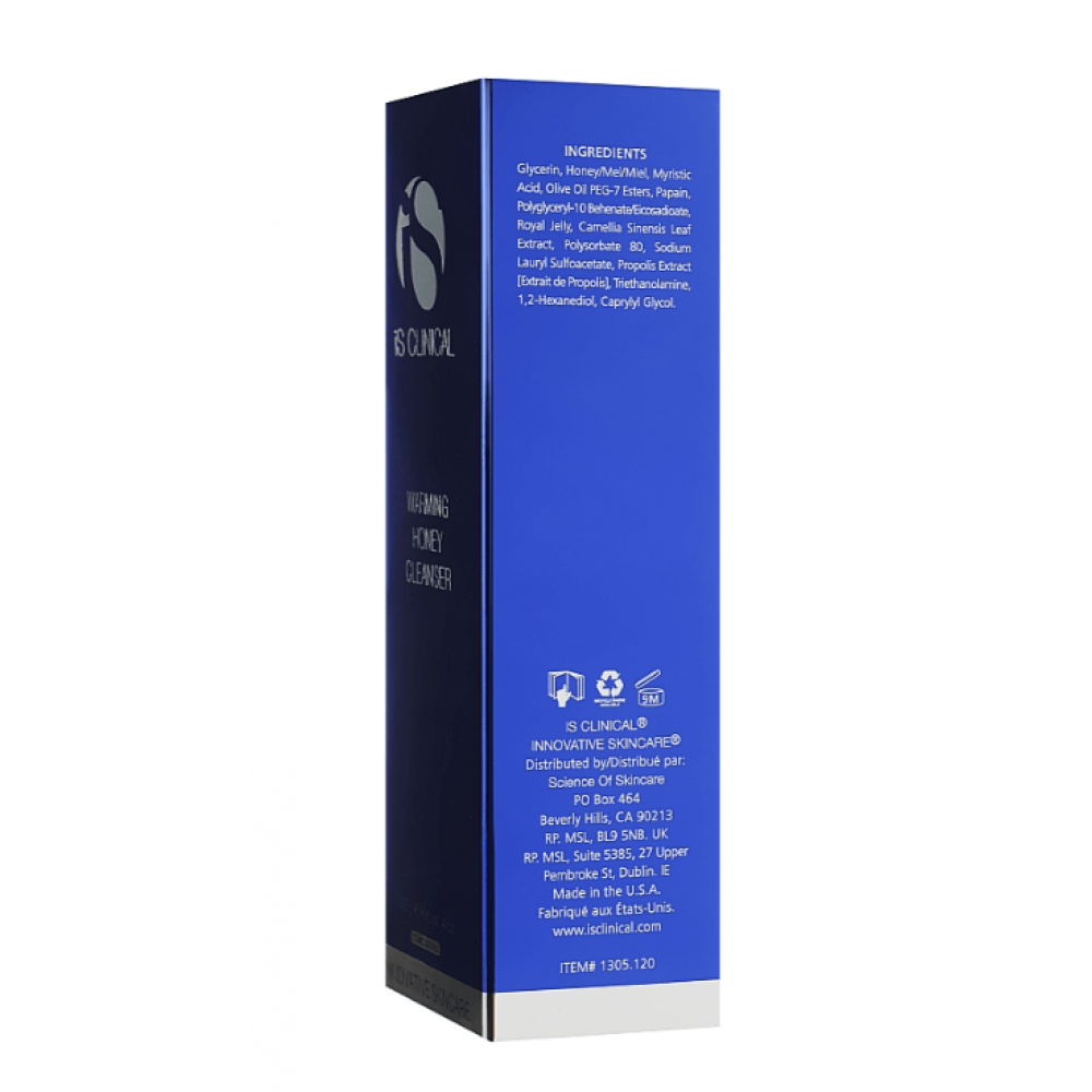 Медовий засіб для очищення шкіри - iS Clinical Warming Honey Cleanser фото 3