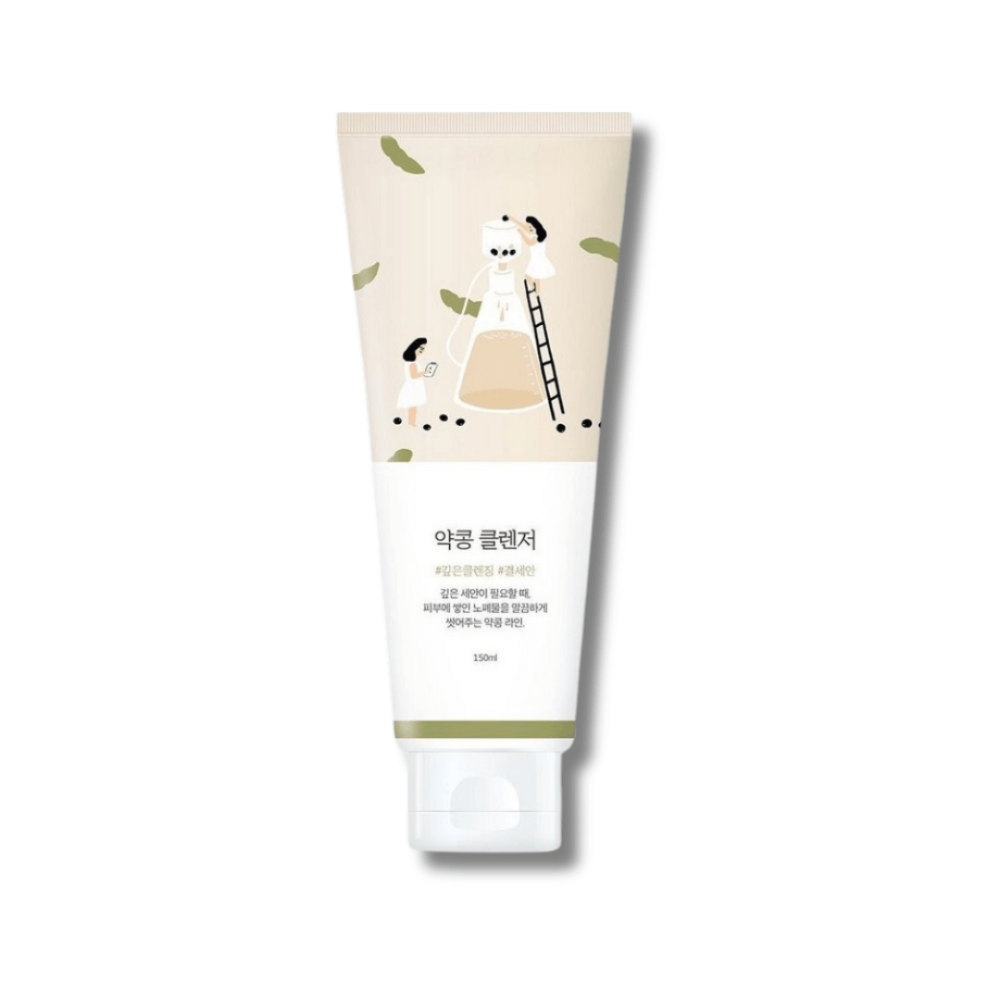 Очищаюча пінка з екстрактом чорних соєвих бобів - Round Lab Soybean Cleanser - Фото 1
