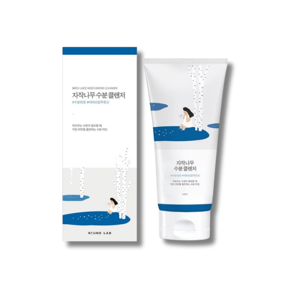 Зволожуючий гель для очищення шкіри з березовим соком - Round Lab Birch Juice Moisturizing Cleanser - Фото 1