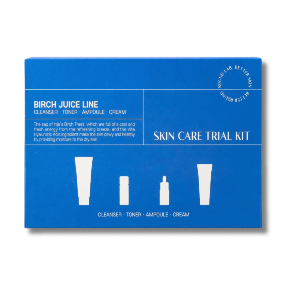 Набір міні версій засобів з березовим соком - Round Lab Birch Juice Trial Kit - Фото 1