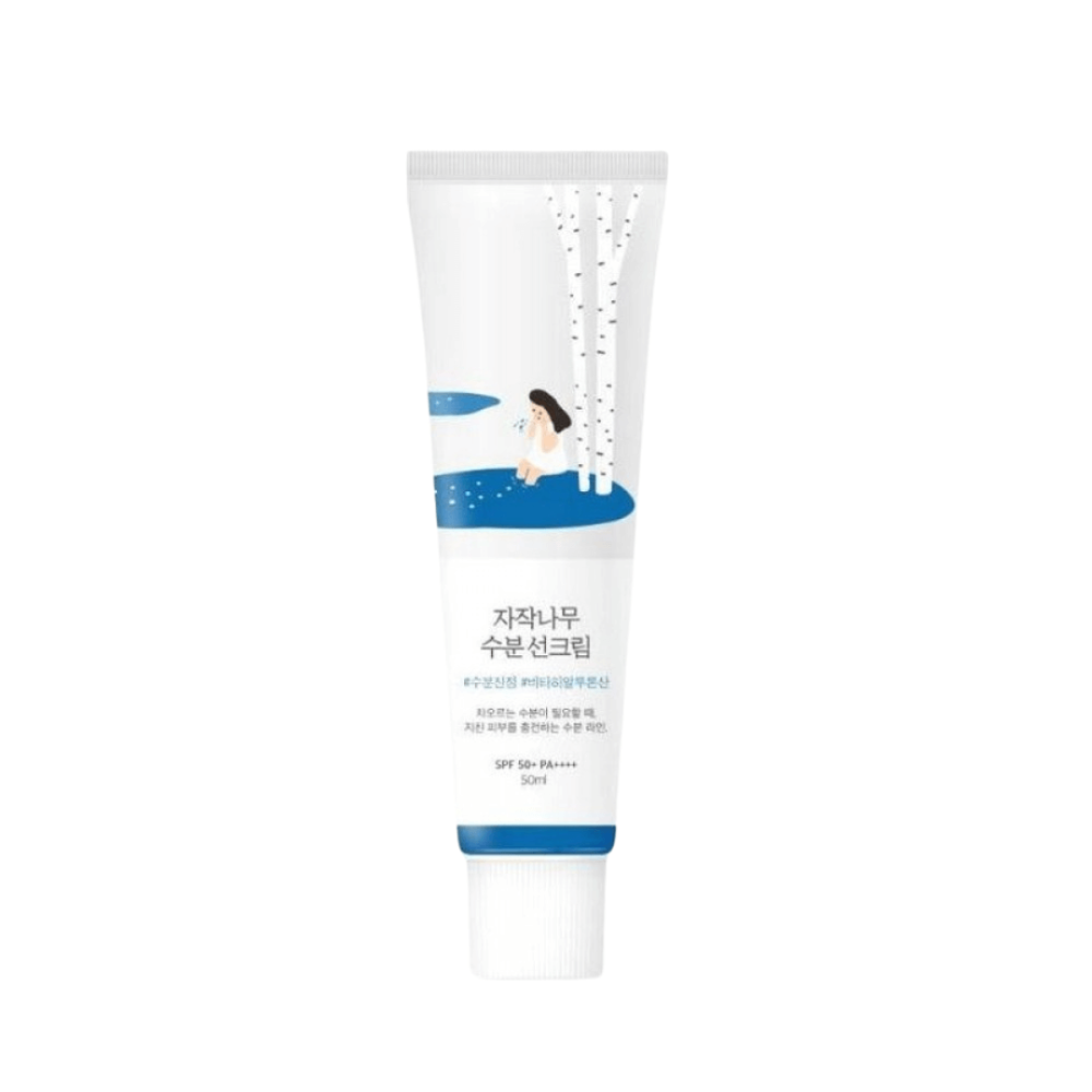 Сонцезахисний крем - Round Lab Birch Juice Moisturizing Sunscreen SPF50+PA++++ - Фото 1
