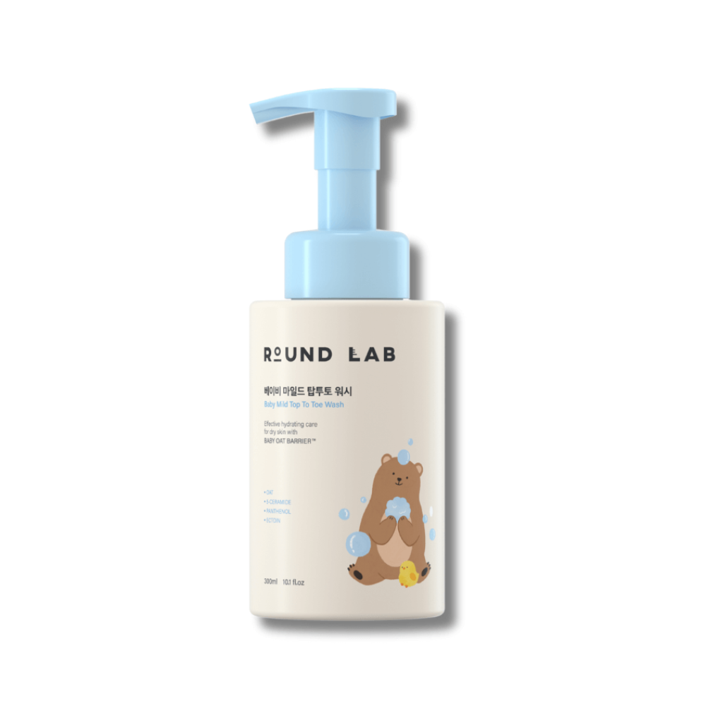 Дитяча пінка для купання - Round Lab Baby Mild Top To Toe Wash - Фото 1