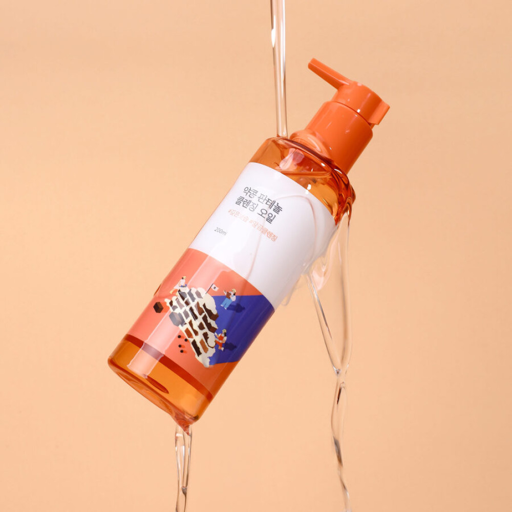 Гидрофильное масло с экстрактом соевых бобов и пантенолом - Round Lab Soybean Panthenol Cleansing Oil фото 2