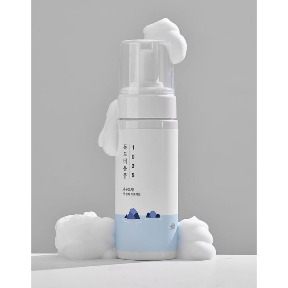 Очищаюча пінка для проблемної шкіри - Round Lab 1025 Dokdo Bubble Foam фото 2