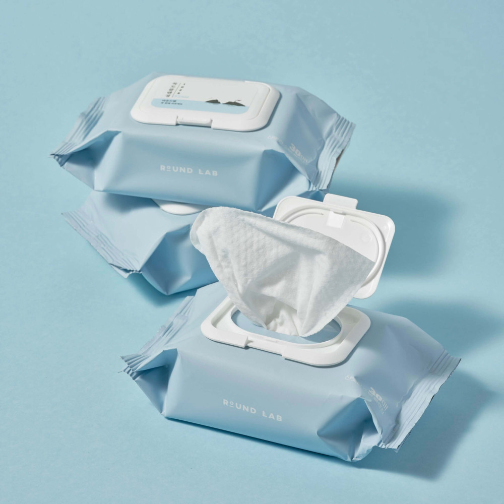 Очищувальні серветки з морською водою - Round Lab 1025 Dokdo Cleansing Tissue фото 2