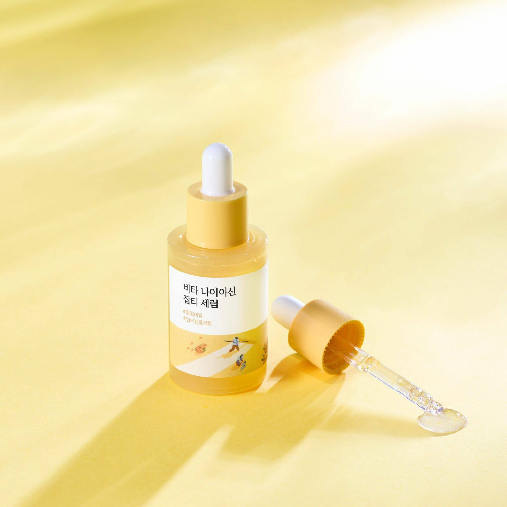 Осветляющая сыворотка с витамином C и ниацинамидом - Round Lab Vita Niacinamide Dark Spot Serum фото 2