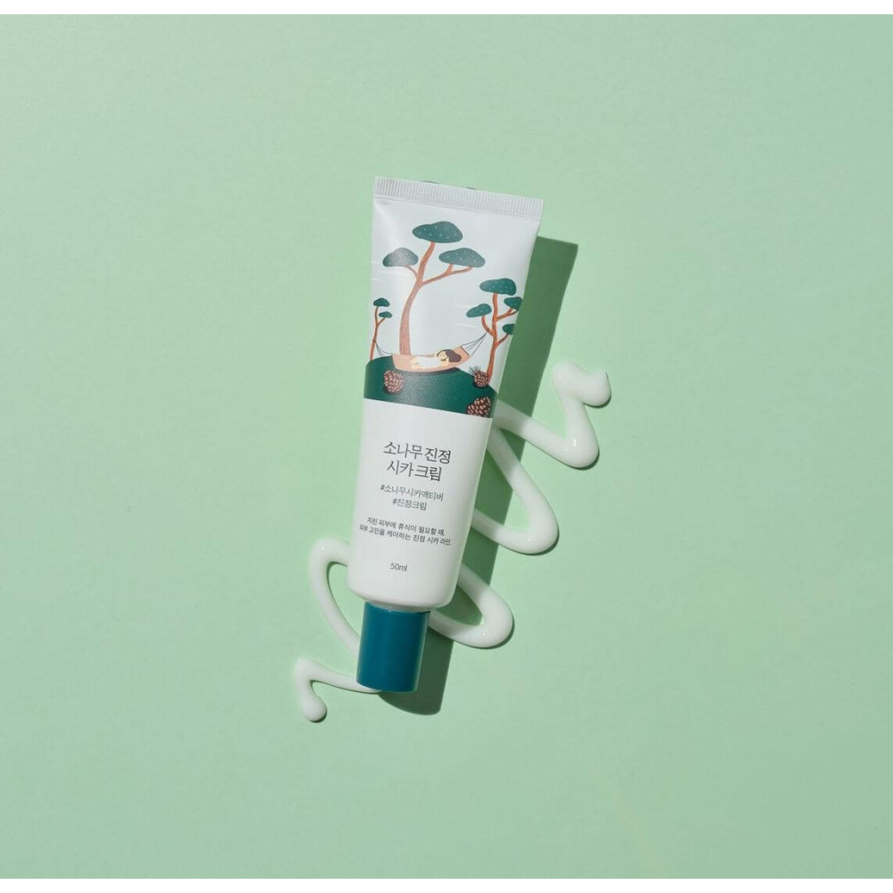 Заспокійливий крем з екстрактом голок сосни - Round Lab Pine Calming Cica Cream фото 3