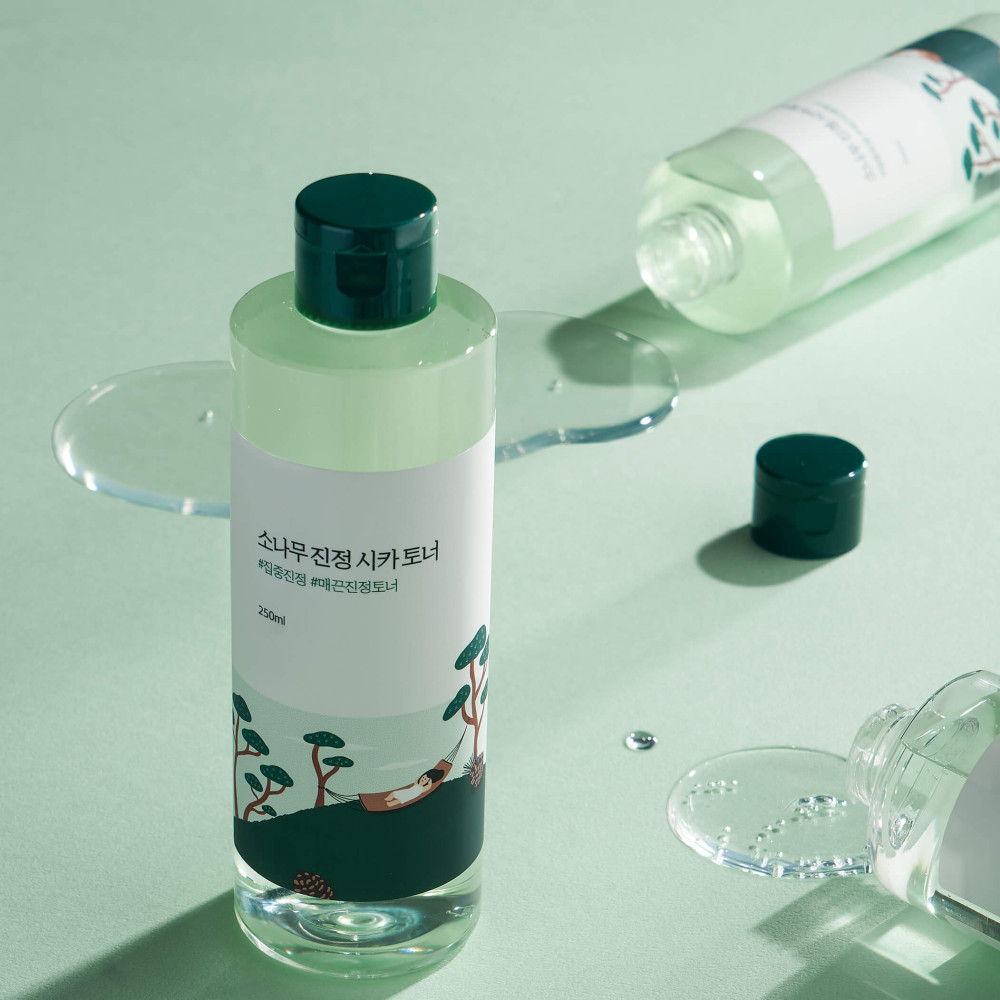 Успокаивающий тонер с экстрактом иголок сосны - Round Lab Pine Calming Cica Toner фото 3