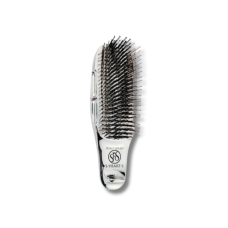 Гребінець для волосся "Chrome" - S-Heart-S Professional Plus Short Scalp Brush Chrome 