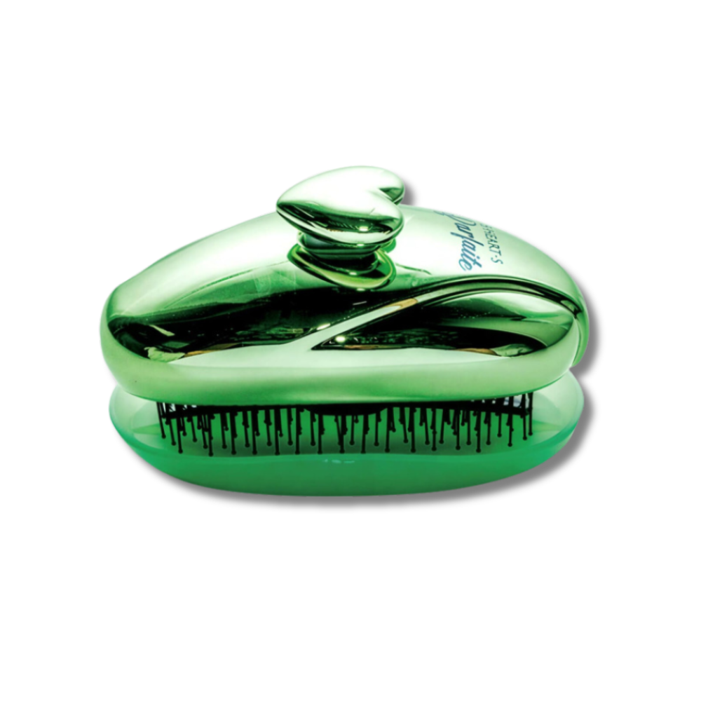 Компактная массажная щетка для волос и кожи головы "Parfaite Green" - S-Heart-S Scalp Brush Parfaite Green - Фото 1