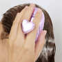 Компактная массажная щетка для волос и кожи головы "Parfaite Purple" - S-Heart-S Scalp Brush Parfaite Purple - Фото 3