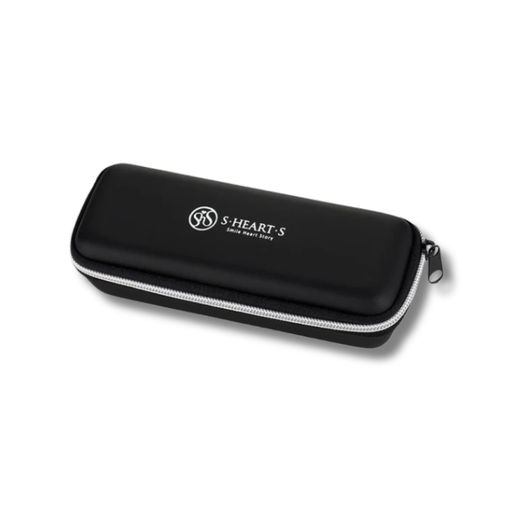 Компактний захисний чохол для щіток з короткою ручкою - S-Heart-S Black Short Comb Case - Фото 1