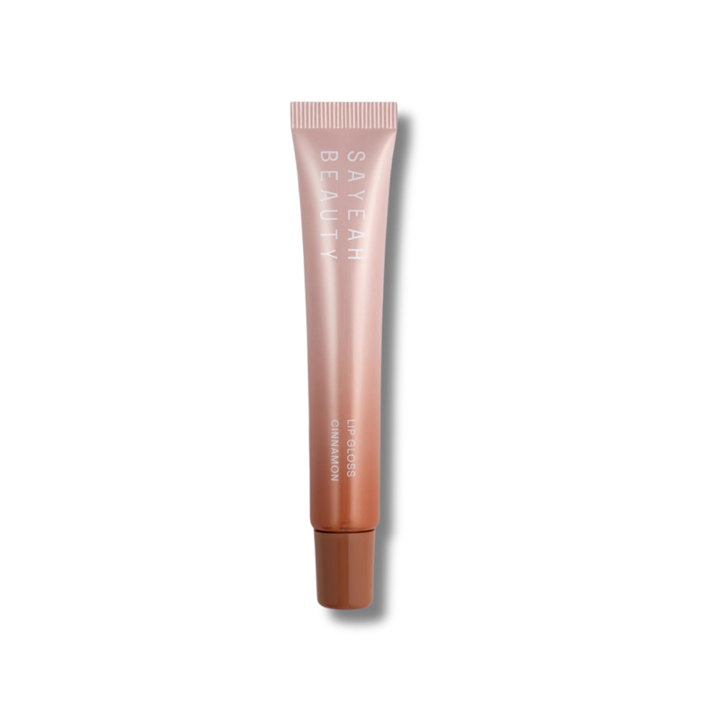 Коричневый блеск для губ - Sayeah Beauty CBD Lip Gloss Cinnamon фото