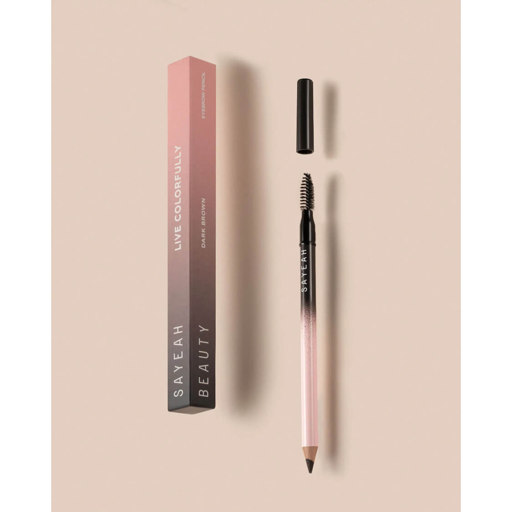 Олівець для брів "Dark Brown" - Sayeah Beauty Eyebrow Pencil Dark Brown фото 4