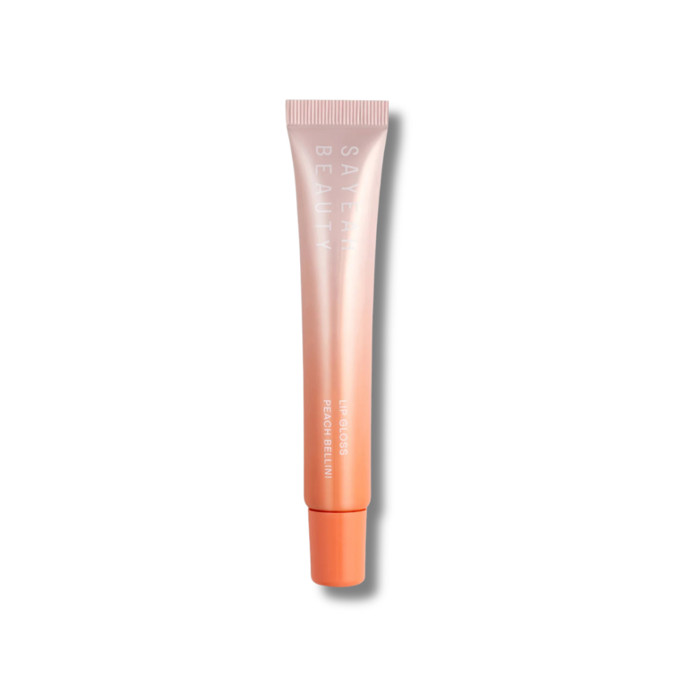 Персиковый блеск для губ - Sayeah Beauty CBD Lip Gloss Peach Bellini фото