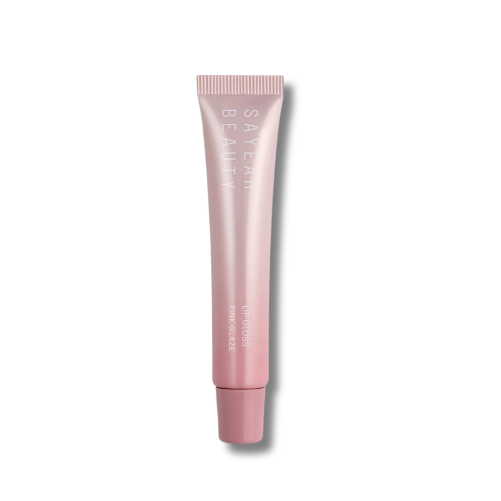 Розовый блеск для губ - Sayeah Beauty CBD Lip Gloss Pink Glaze фото
