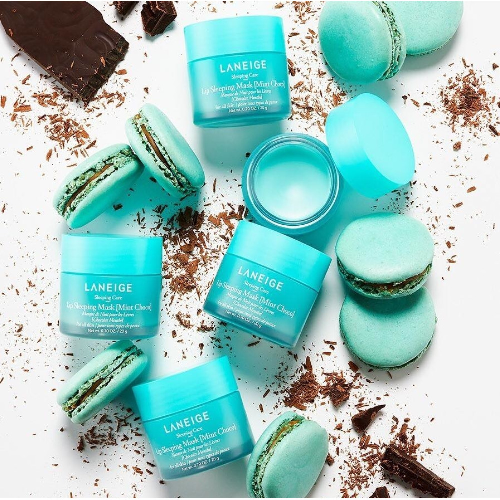 Нічна відновлююча маска для губ - Laneige Lip Sleeping Mask Mint Choco  фото 2