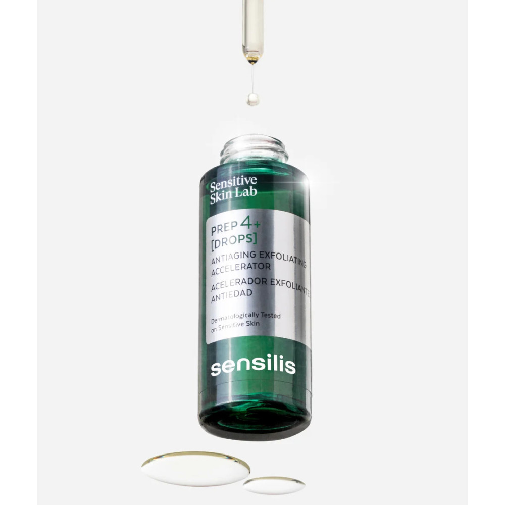 Антивікова відлущувальна сироватка - Sensilis Prep 4+ [Drops] Anti-Aging Exfoliator Accelerator фото 2
