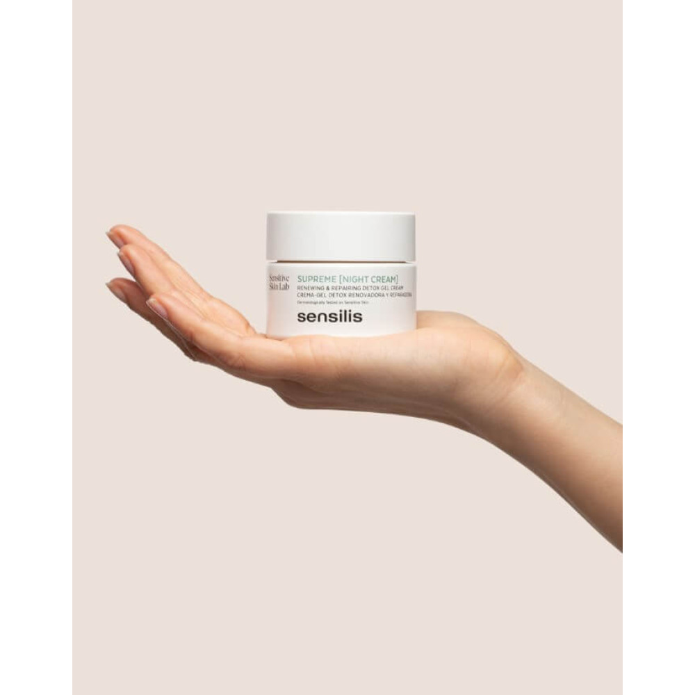 Нічний відновлюючий крем-гель для обличчя - Sensilis Supreme Renewal Night Cream фото 3