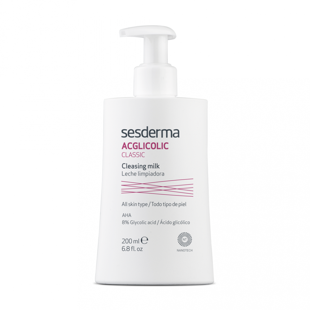 Очищающее молочко - SeSDerma Acglicolic Classic Facial Cleansing Milk - Фото 1