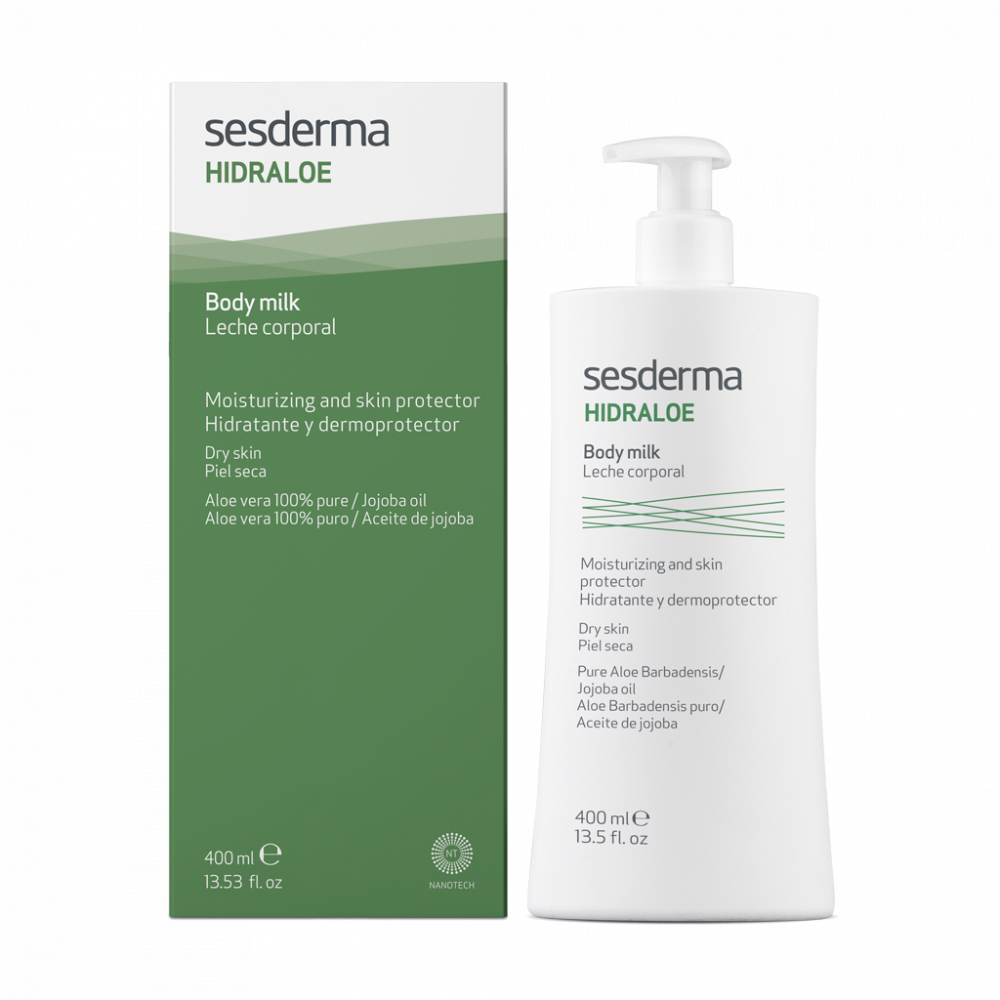 Зволожуюче молочко для тіла із захисним ефектом - SeSDerma Hidraloe Body Milk - Фото 1