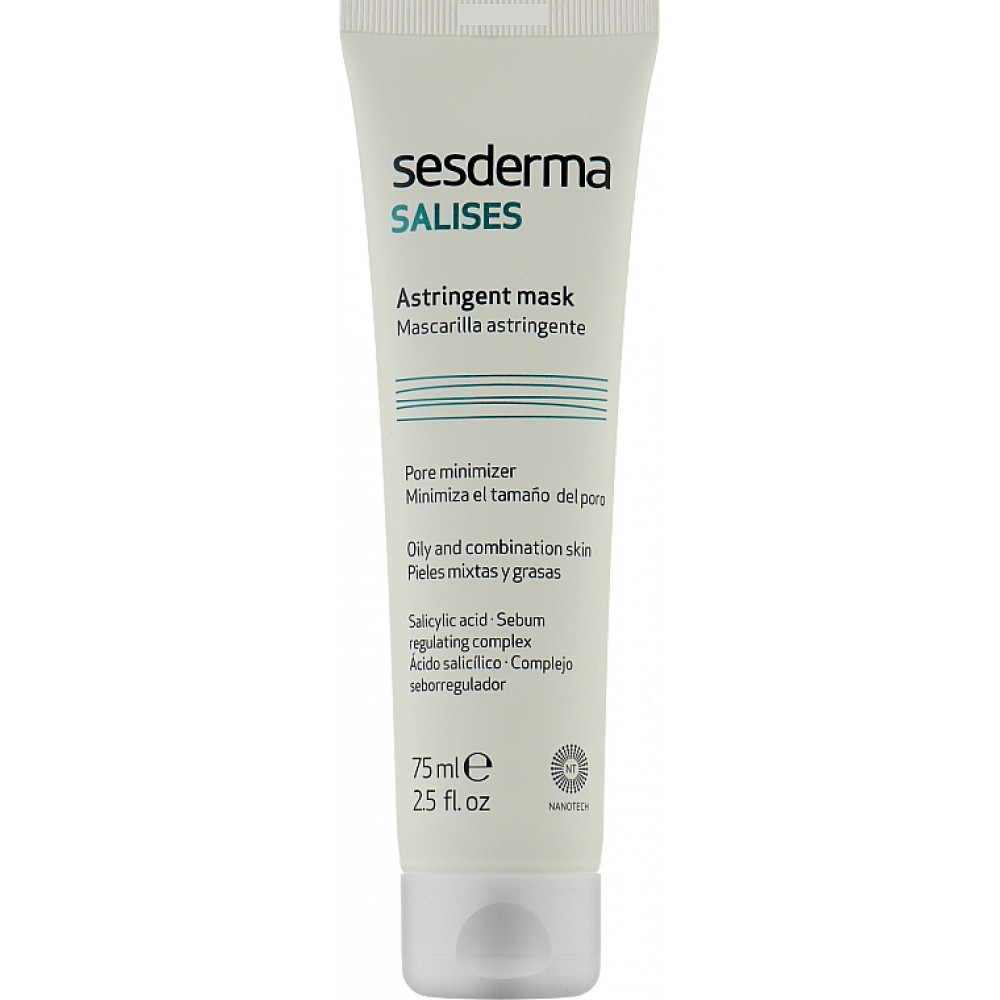 Маска для очищения комедонов - SeSDerma Salises Astringent Facial Mask