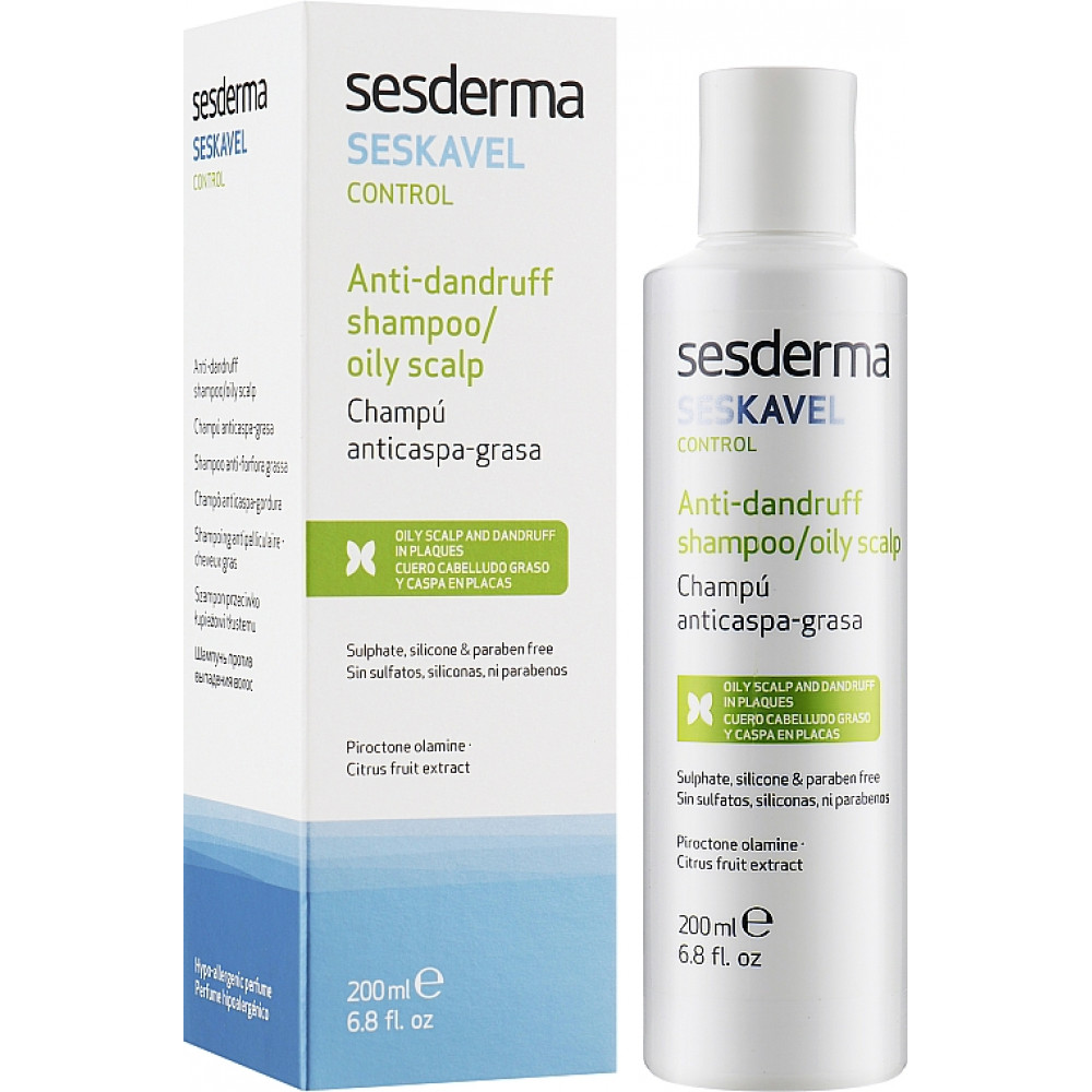 Шампунь против перхоти для жирных волос - Sesderma Oily Hair Dandruff Control Shampoo - Фото 1