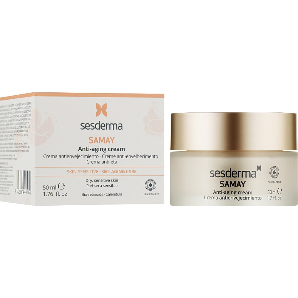 Антивіковий крем для обличчя - Sesderma Laboratories Samay Anti-Aging Cream фото 3