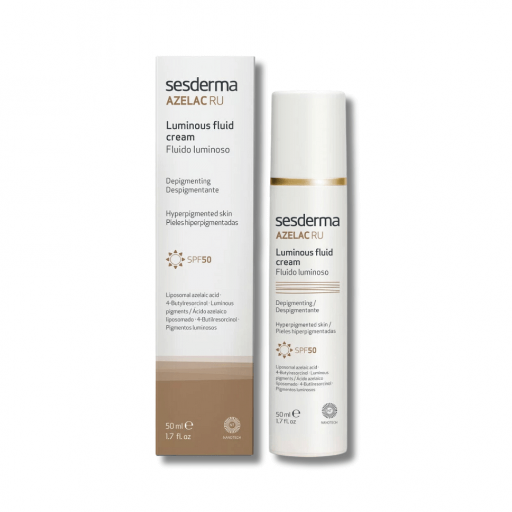 Флюид для сияния кожи - Sesderma Azelac Ru Luminous fluid cream SPF 50  - Фото 1